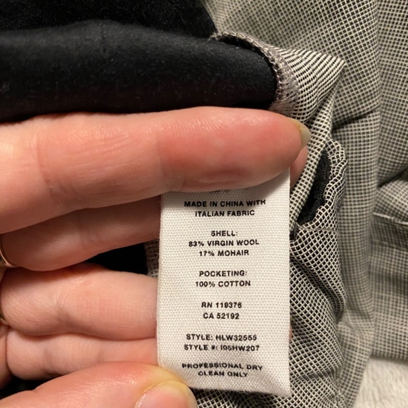 Helmut Lang Pull-on Wool Mohair Suit Pants Size 6 - Picture 5 of 5